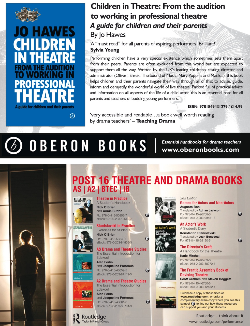 Drama and Theatre Preview Pages