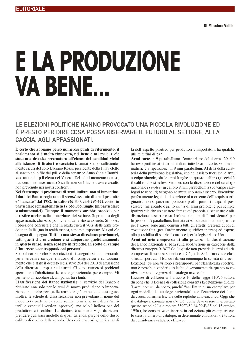 Armi E Tiro Preview Pages