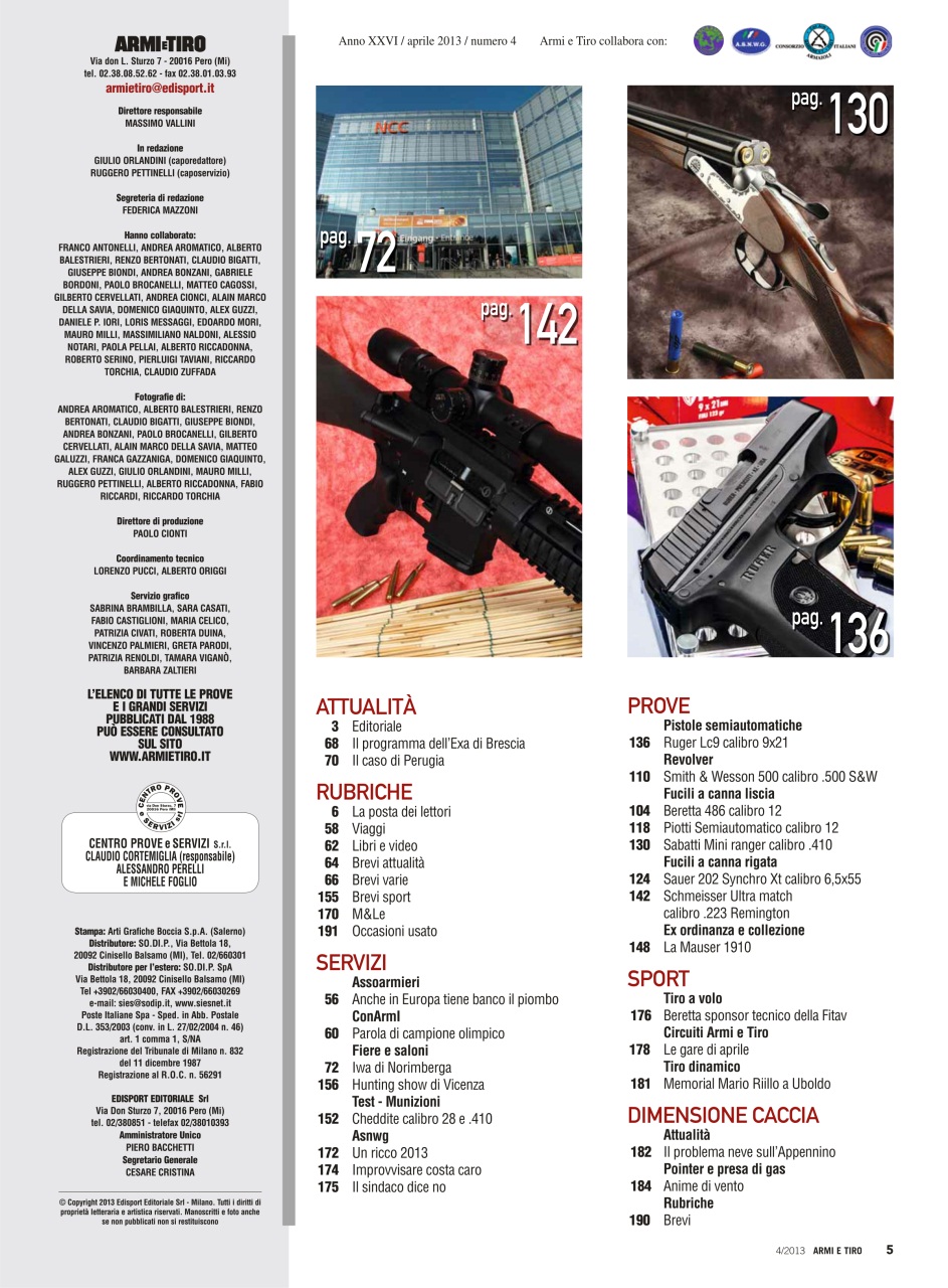 Armi E Tiro Preview Pages