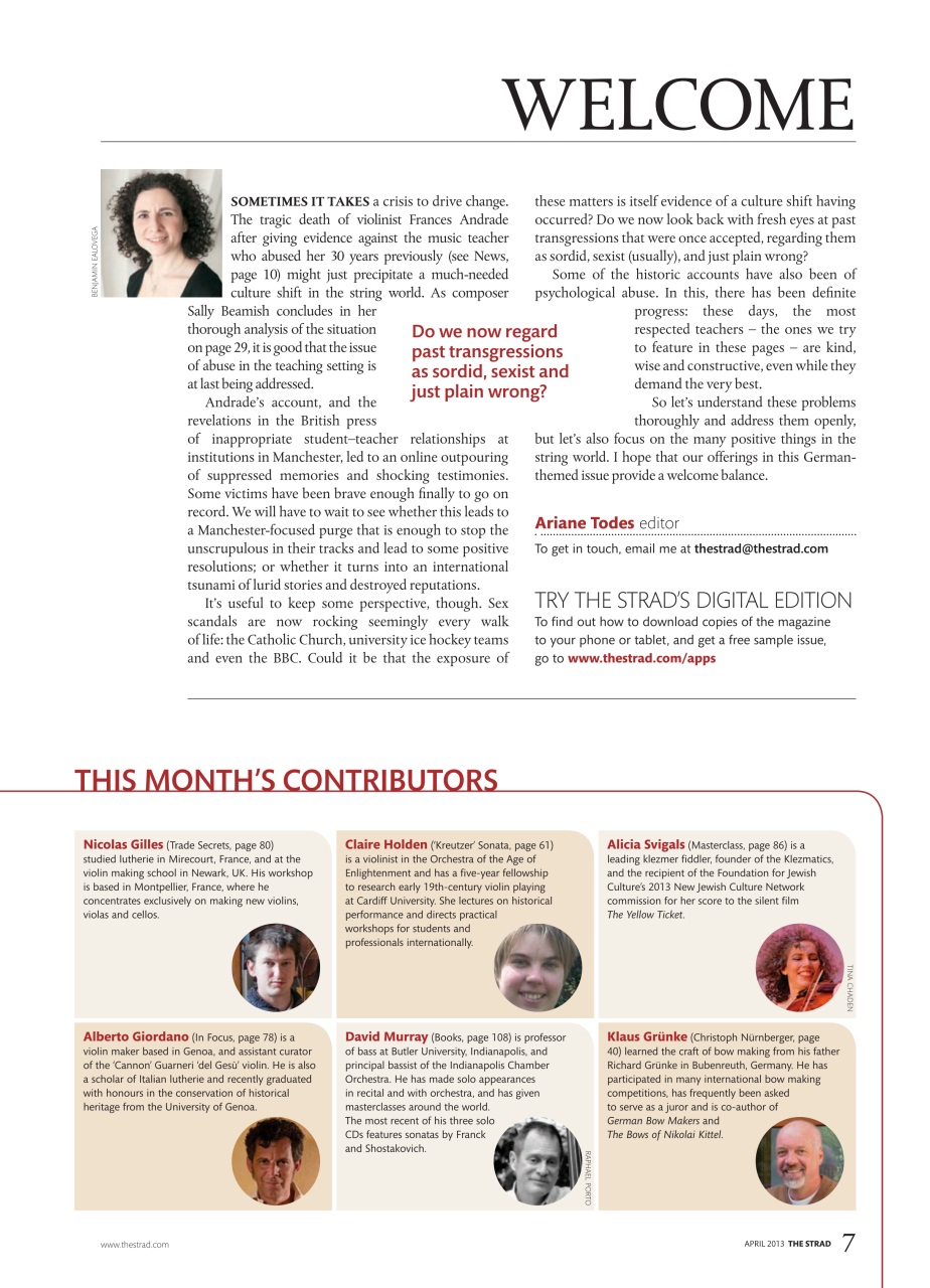 The Strad Preview Pages