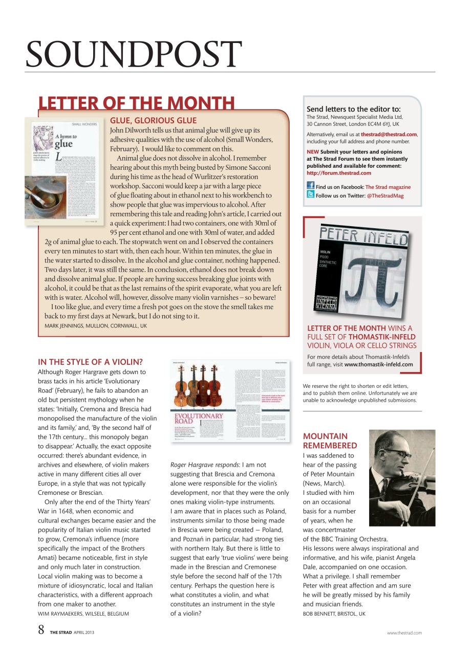 The Strad Preview Pages