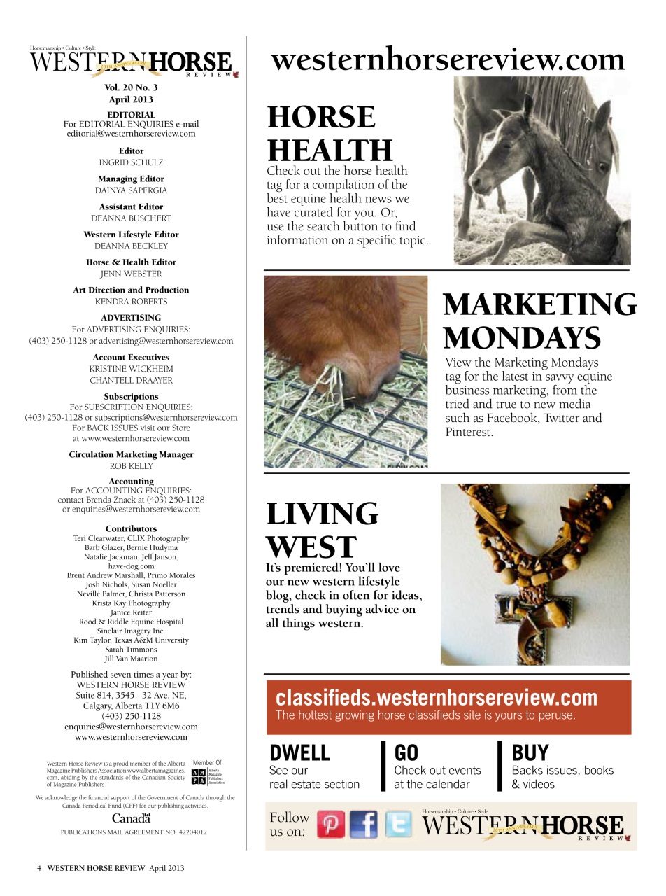 Western Horse Review Preview Pages