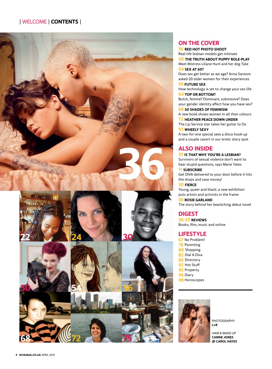 DIVA Magazine Preview Pages