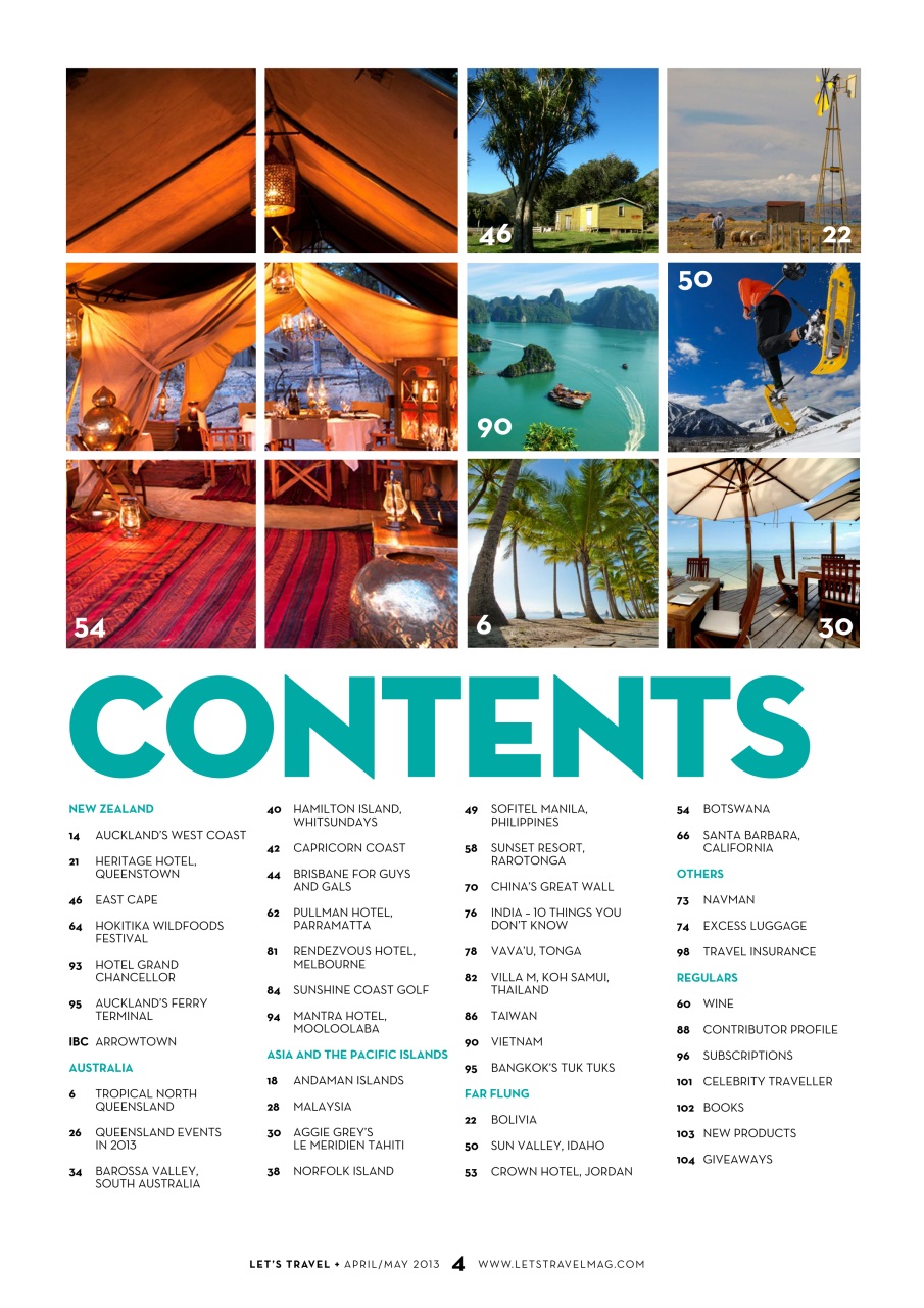 Let’s Travel Preview Pages