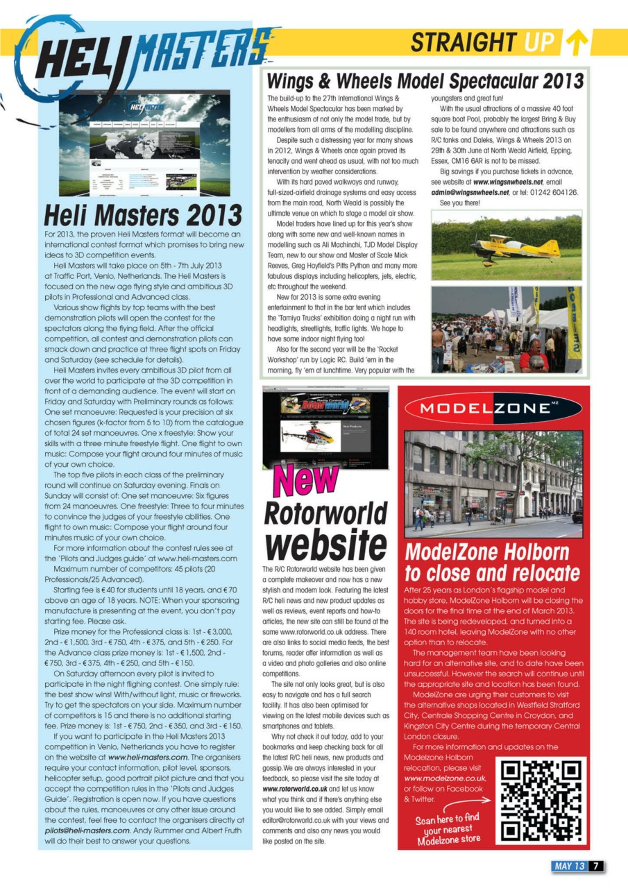 Radio Control Rotor World Preview Pages