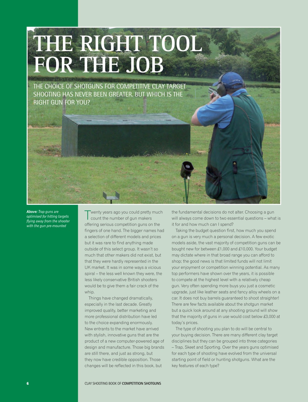 Clay Shooting Preview Pages