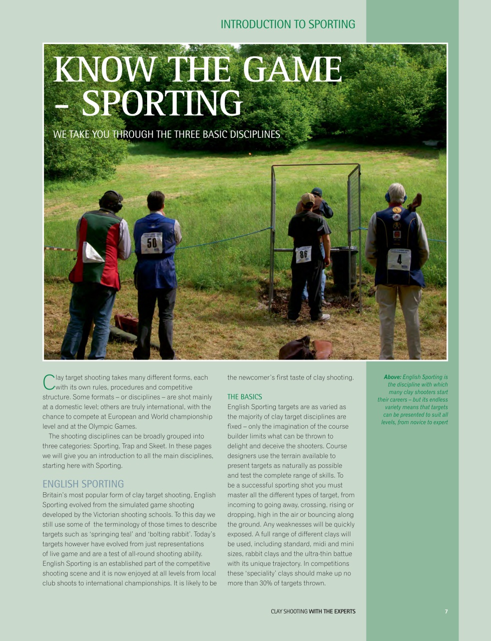 Clay Shooting Preview Pages