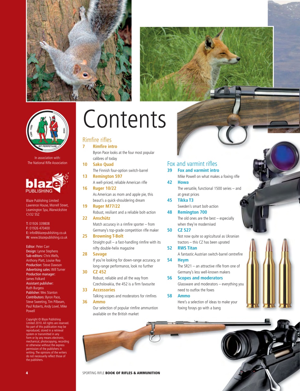 Sporting Rifle Preview Pages