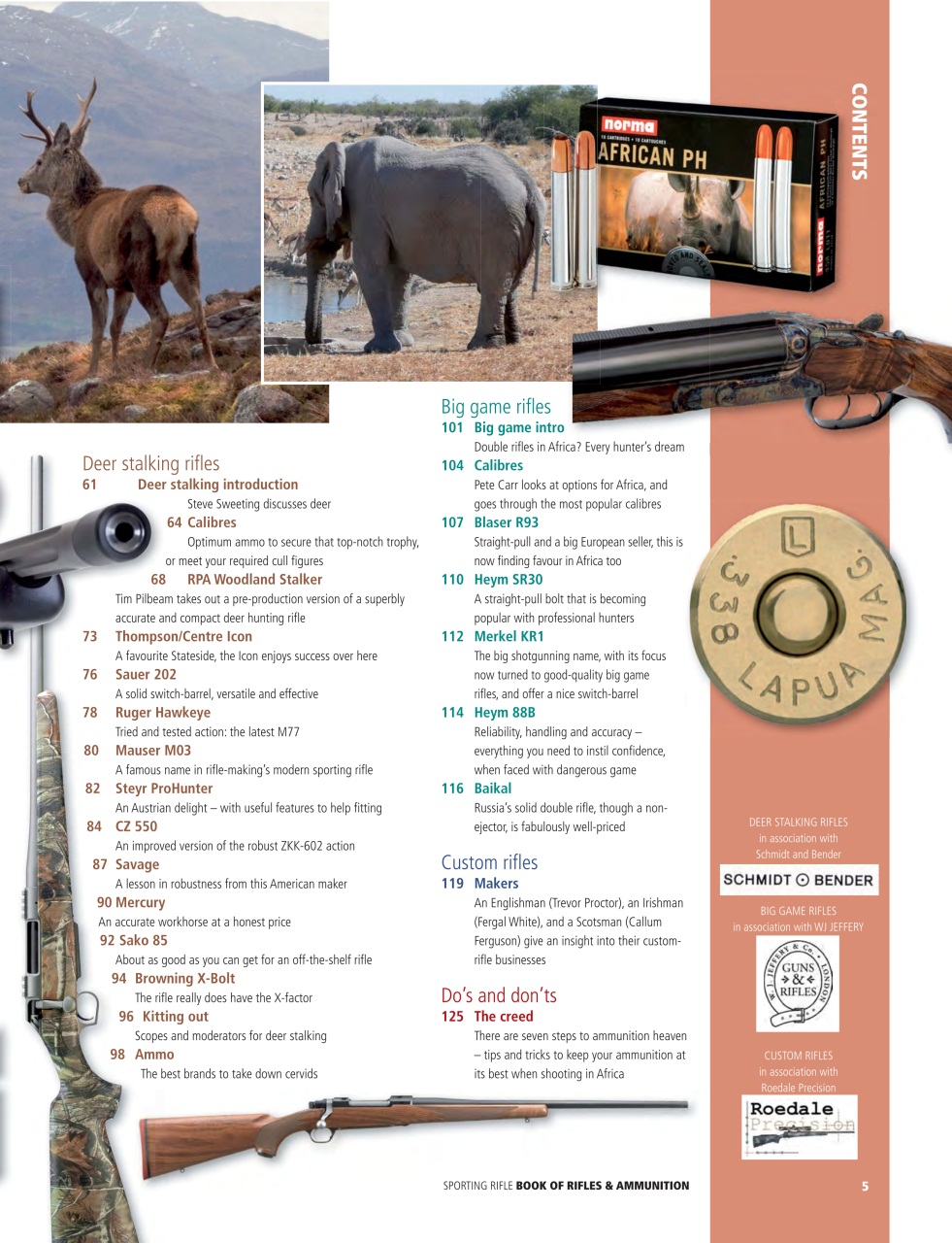 Sporting Rifle Preview Pages