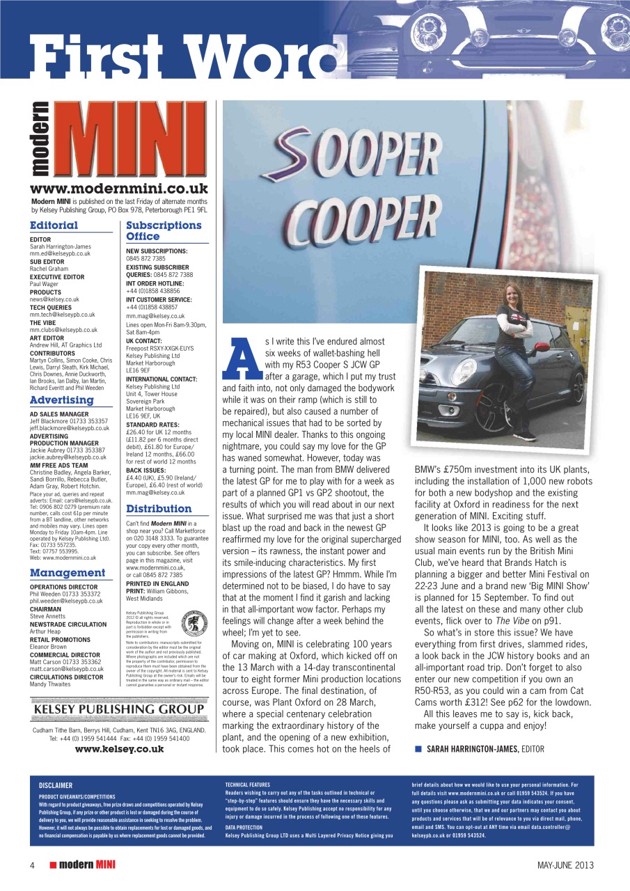 Performance Mini Preview Pages