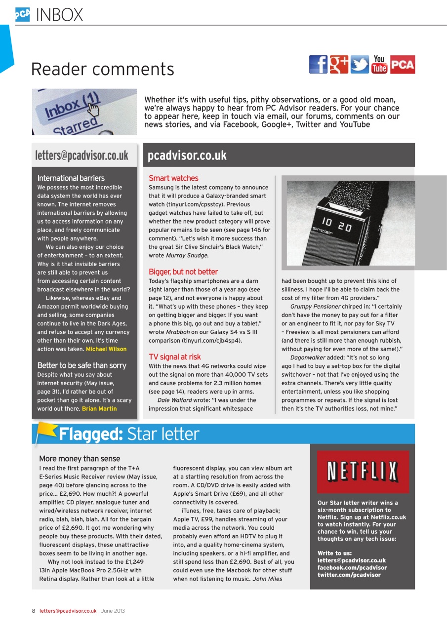 Tech Advisor Preview Pages