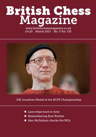 British Chess Magazine issue March 2013
