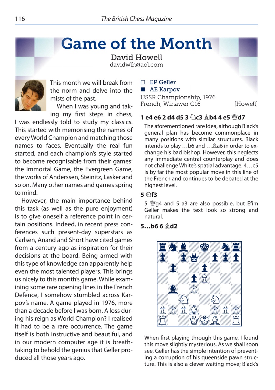 British Chess Magazine Preview Pages