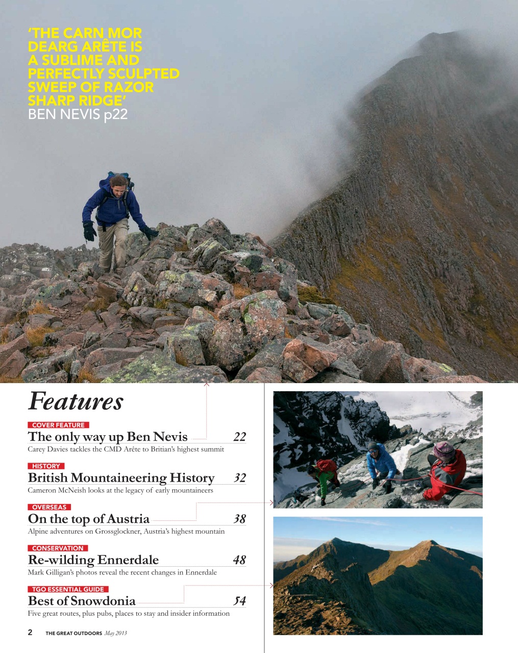 TGO - The Great Outdoors Magazine Preview Pages