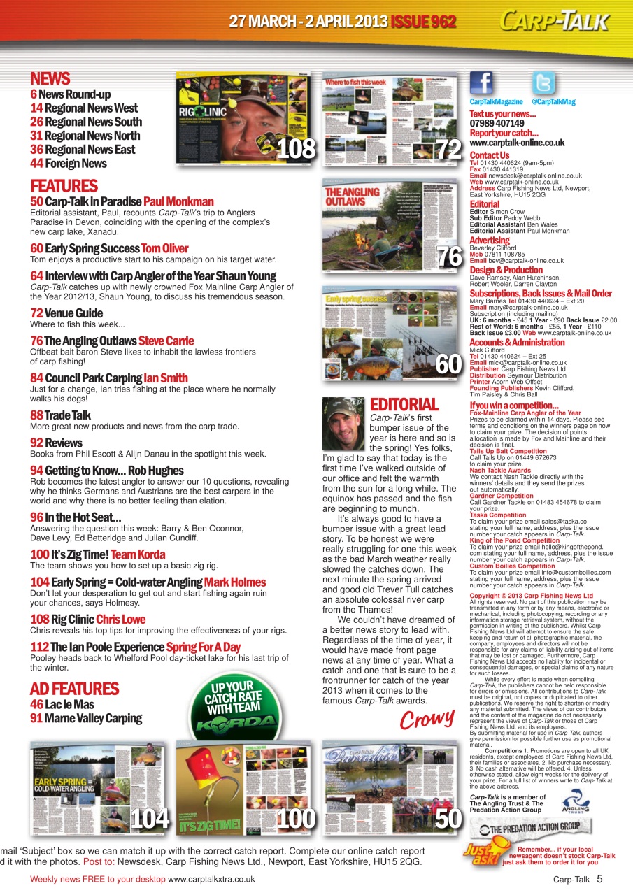 Carp-Talk Preview Pages