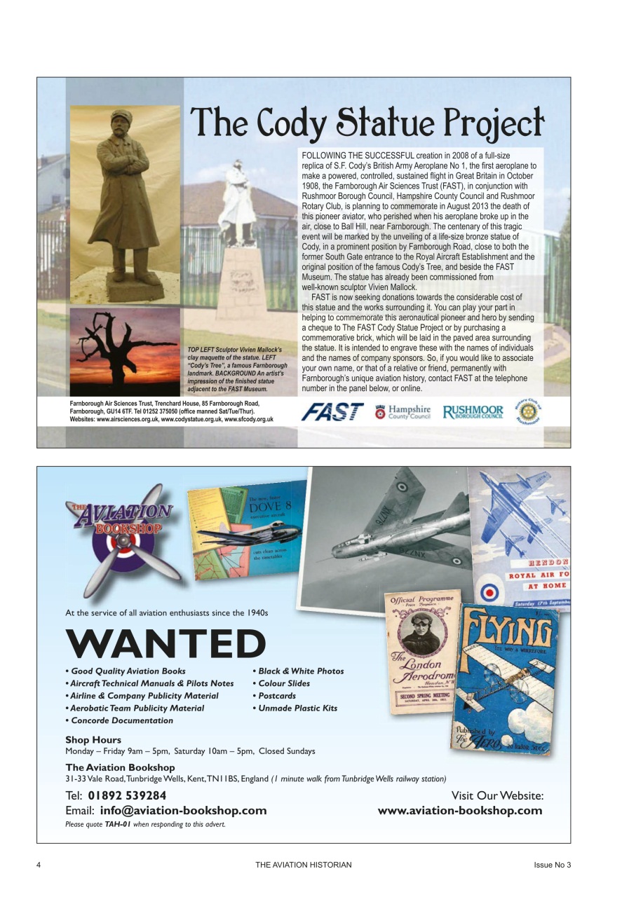 The Aviation Historian Magazine Preview Pages