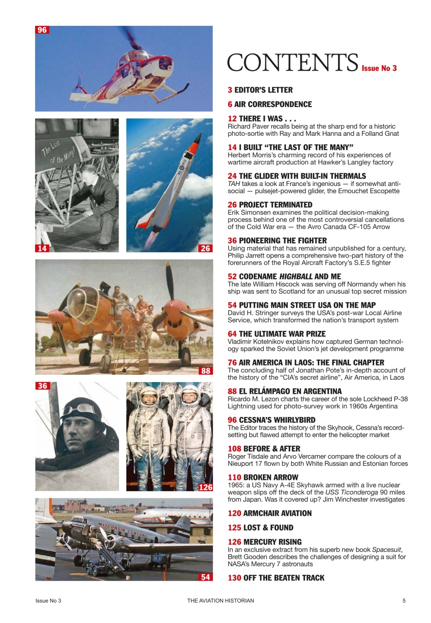 The Aviation Historian Magazine Preview Pages