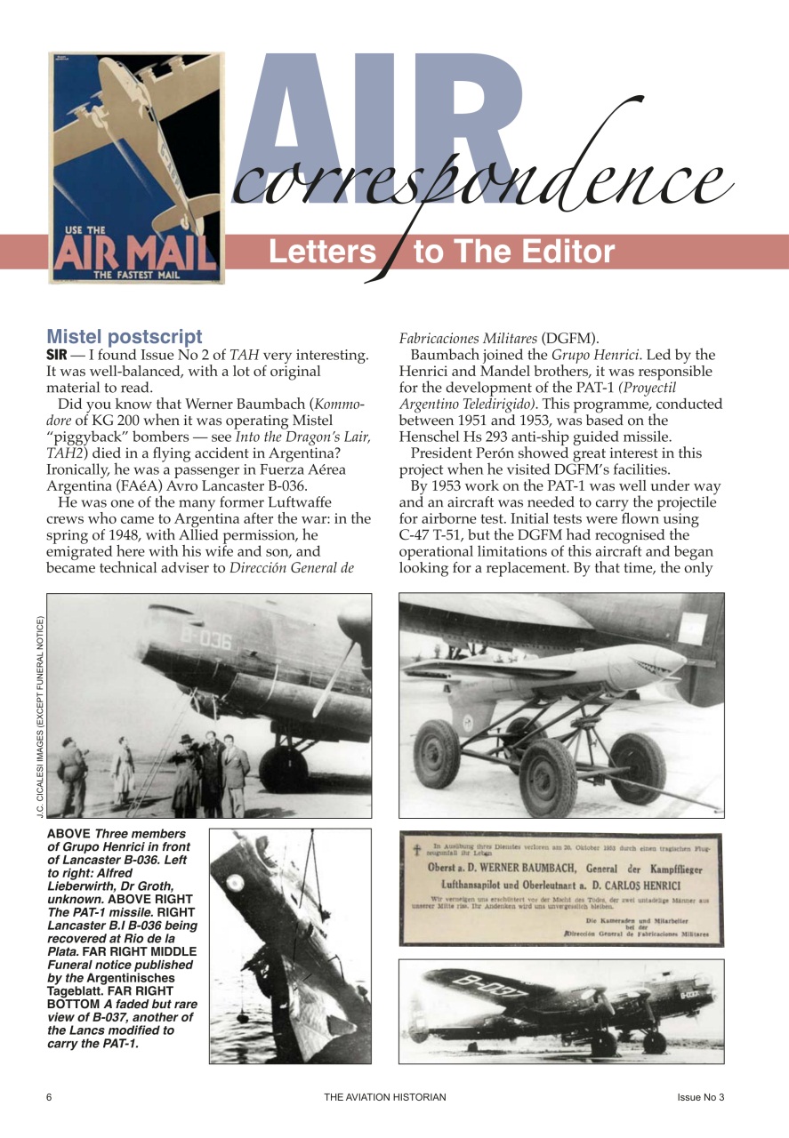 The Aviation Historian Magazine Preview Pages