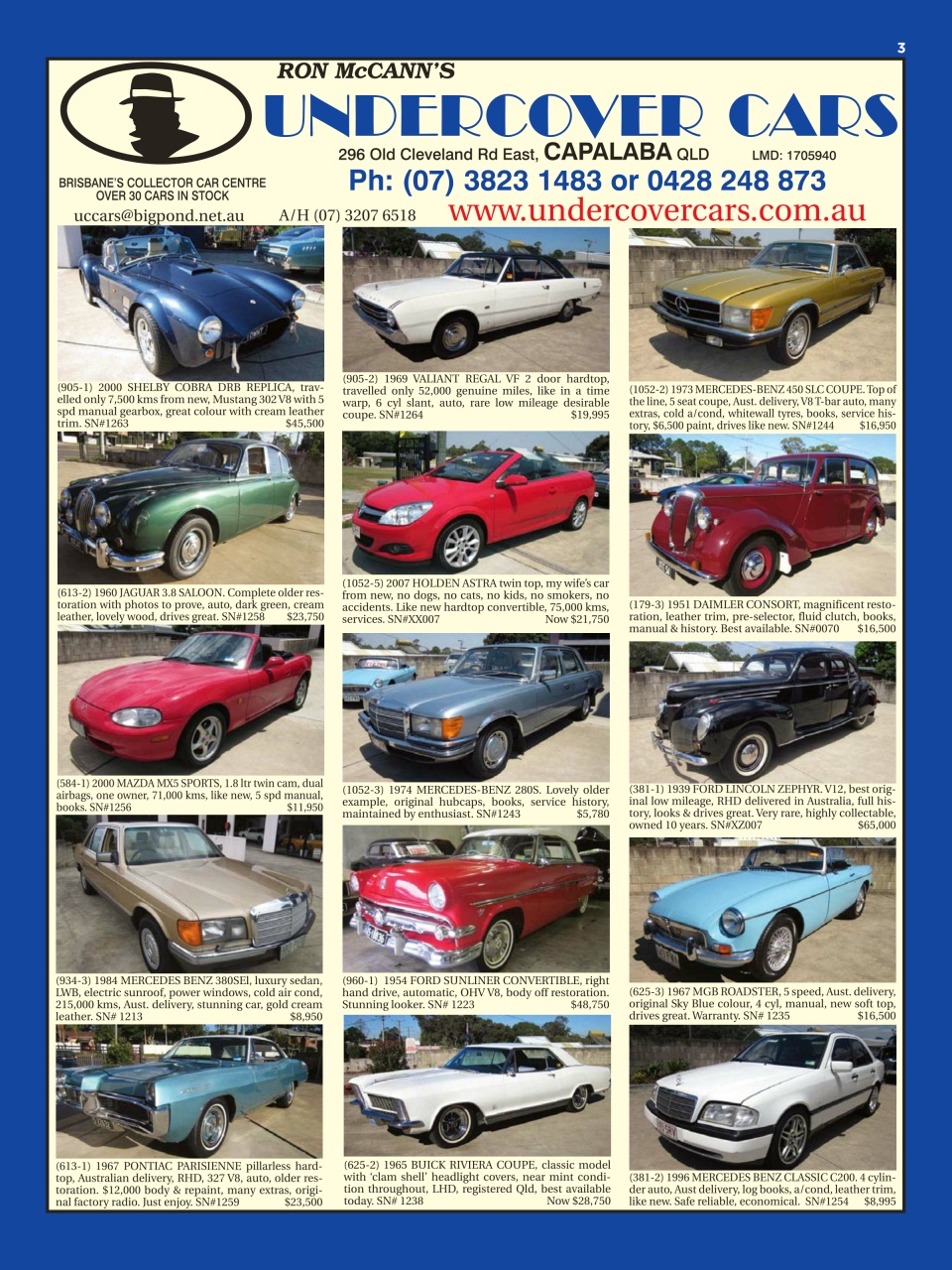 JUST CARS Preview Pages