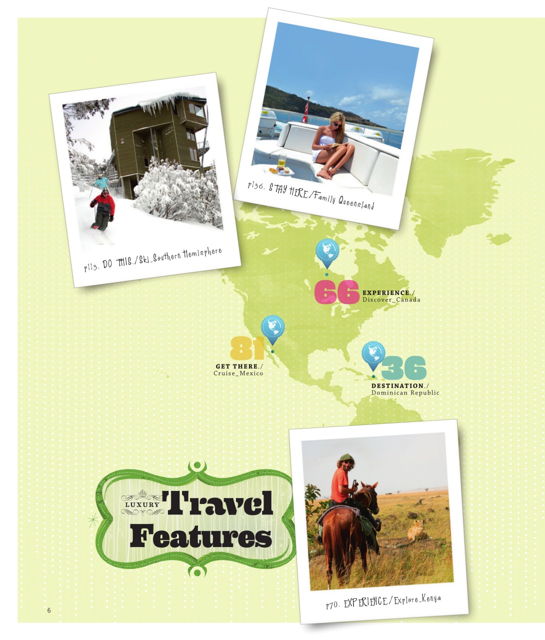 Luxury Travel Preview Pages