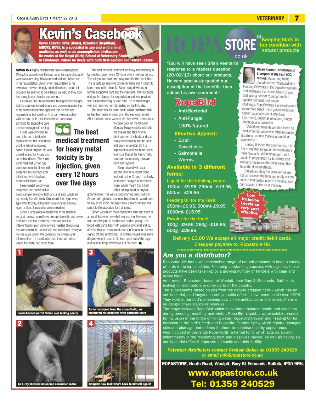 Cage & Aviary Birds Preview Pages