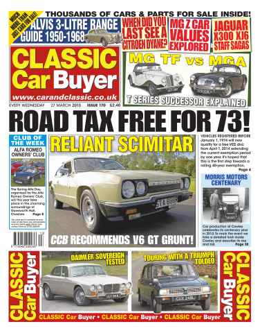 Classic Car Buyer issue CCB March 27 2013