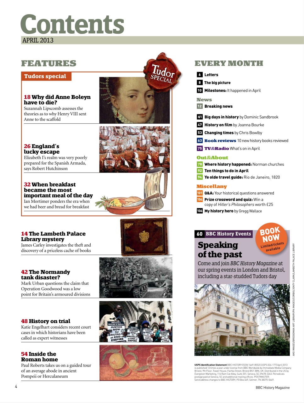 BBC History Magazine Preview Pages