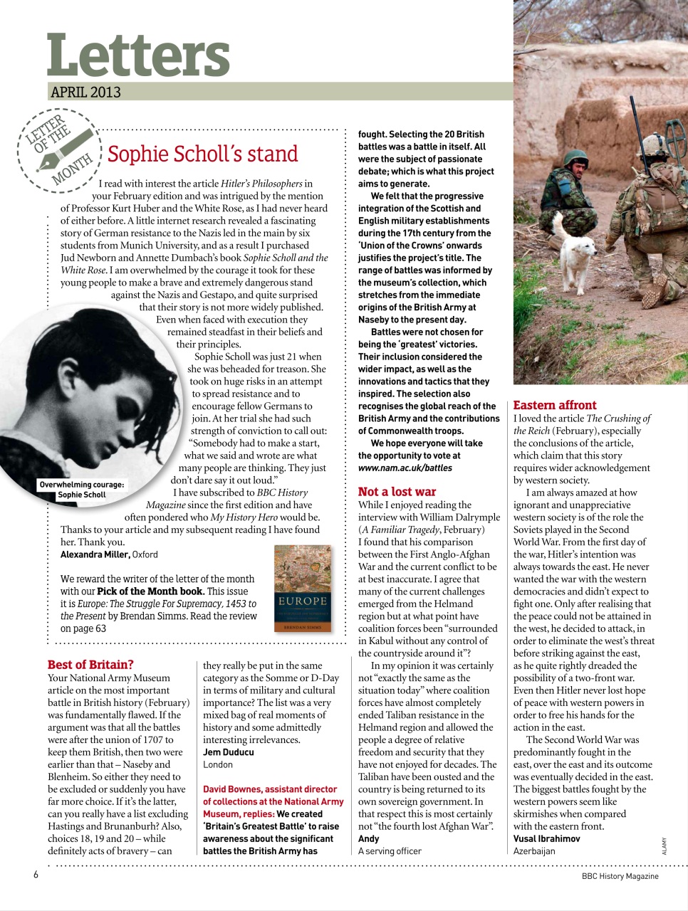 BBC History Magazine Preview Pages