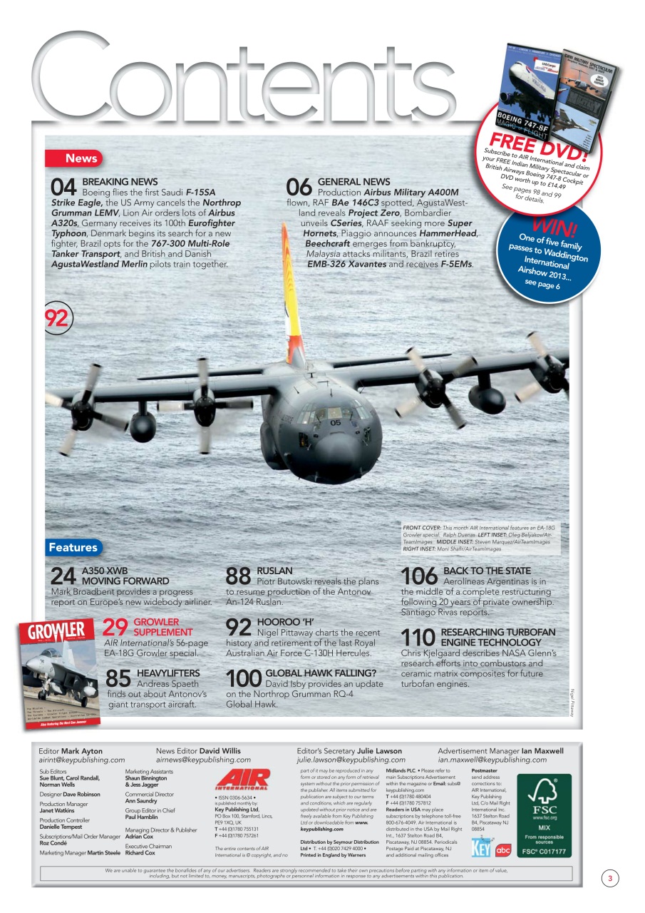 AIR International Preview Pages
