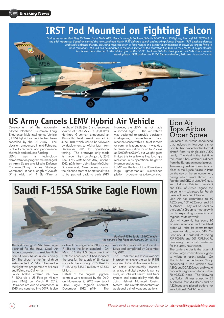 AIR International Preview Pages