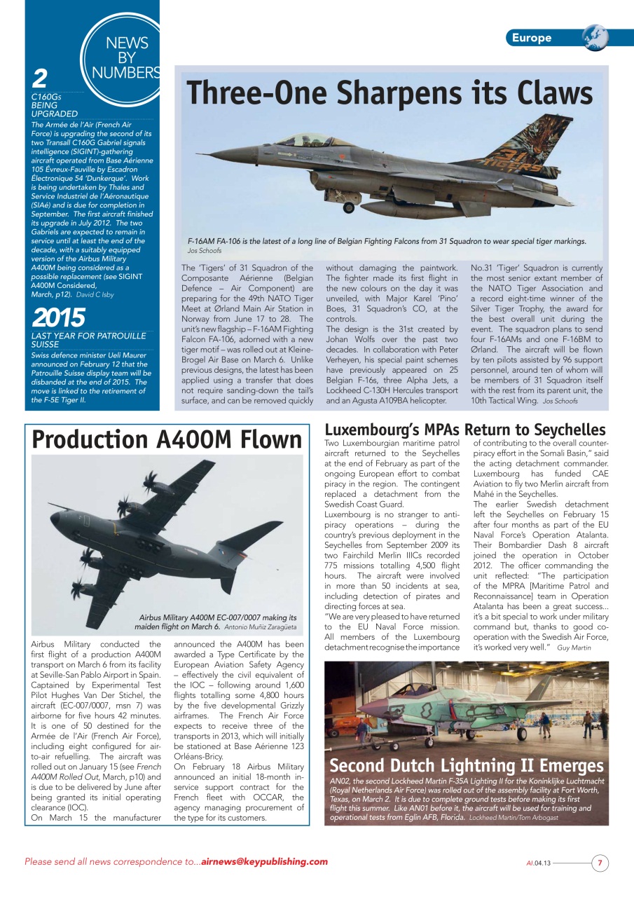 AIR International Preview Pages