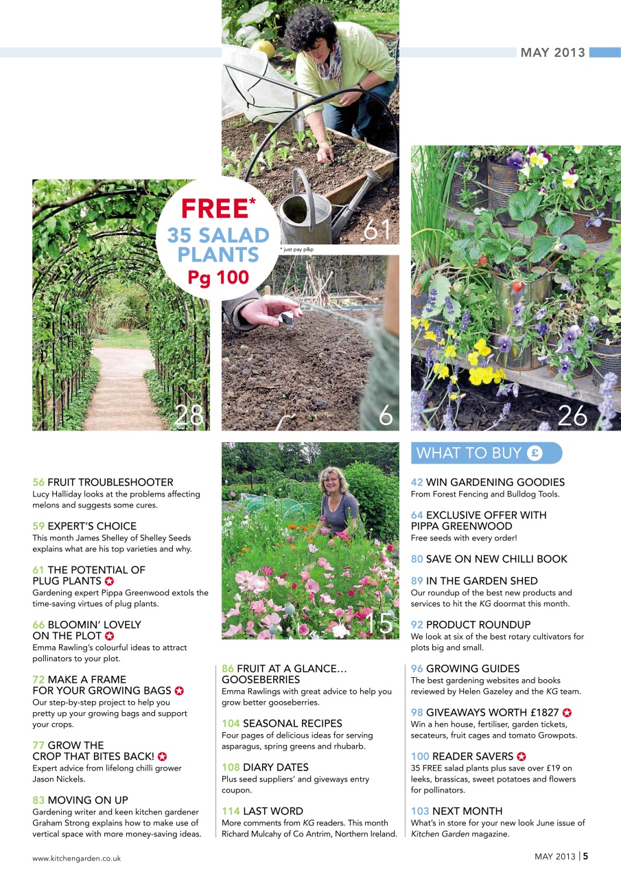 Kitchen Garden Magazine Preview Pages