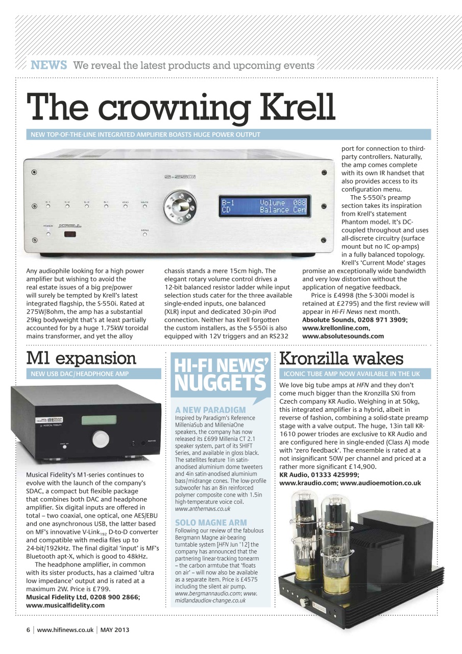Hi-Fi News Preview Pages