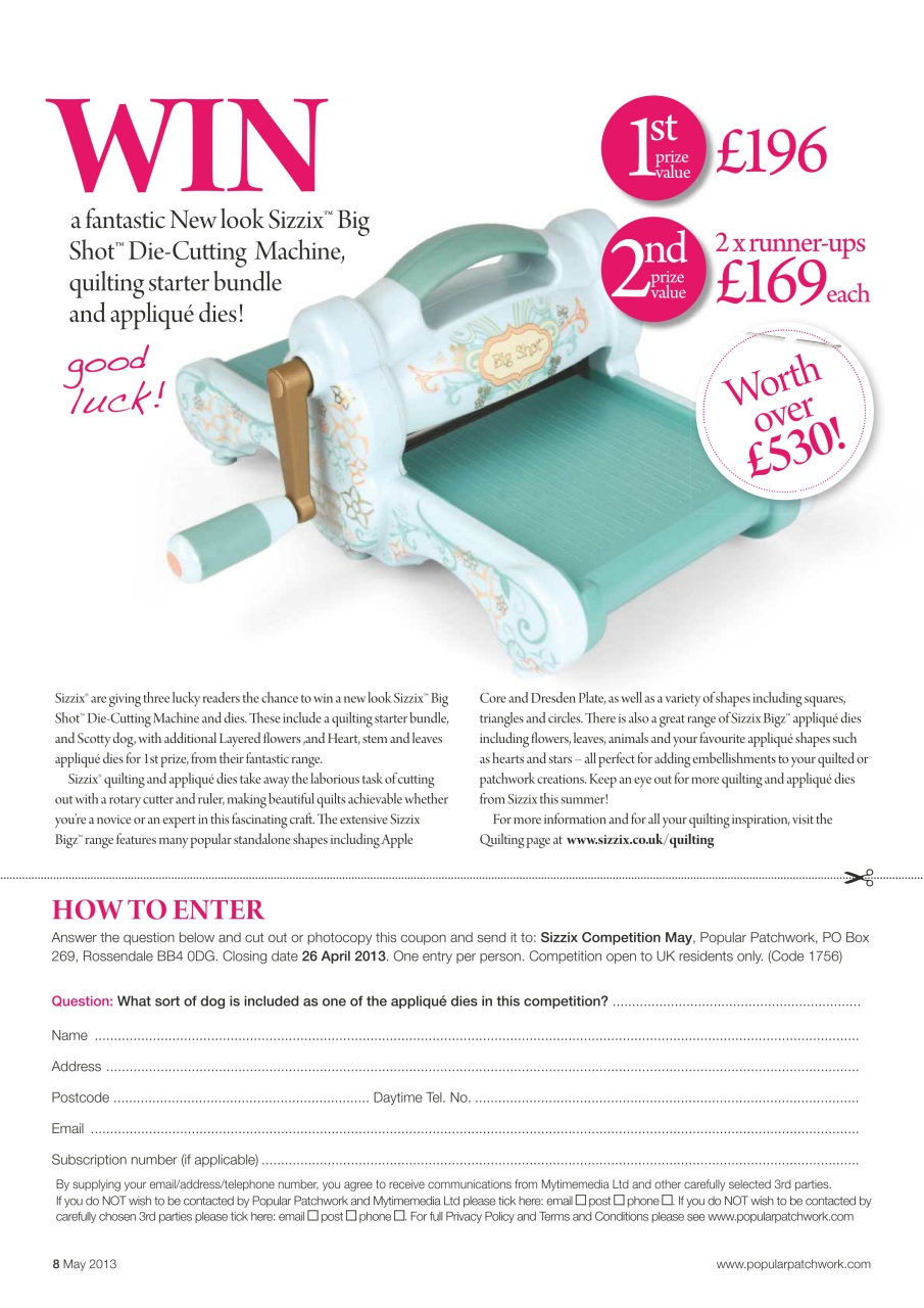 Popular Patchwork Magazine Preview Pages