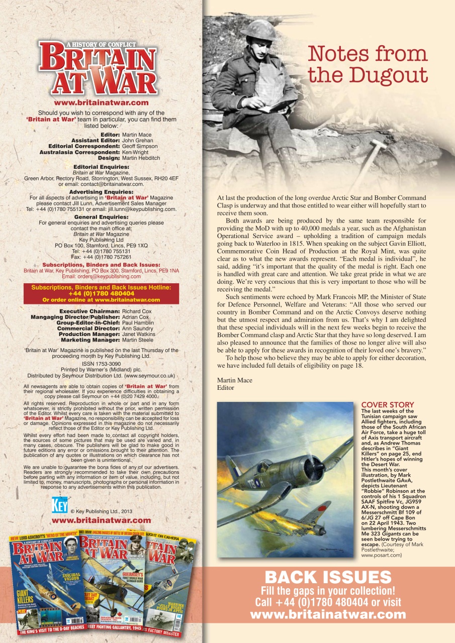 Britain at War Magazine Preview Pages