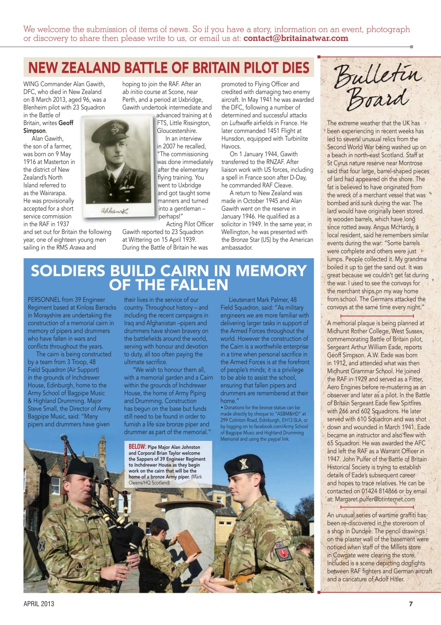 Britain at War Magazine Preview Pages