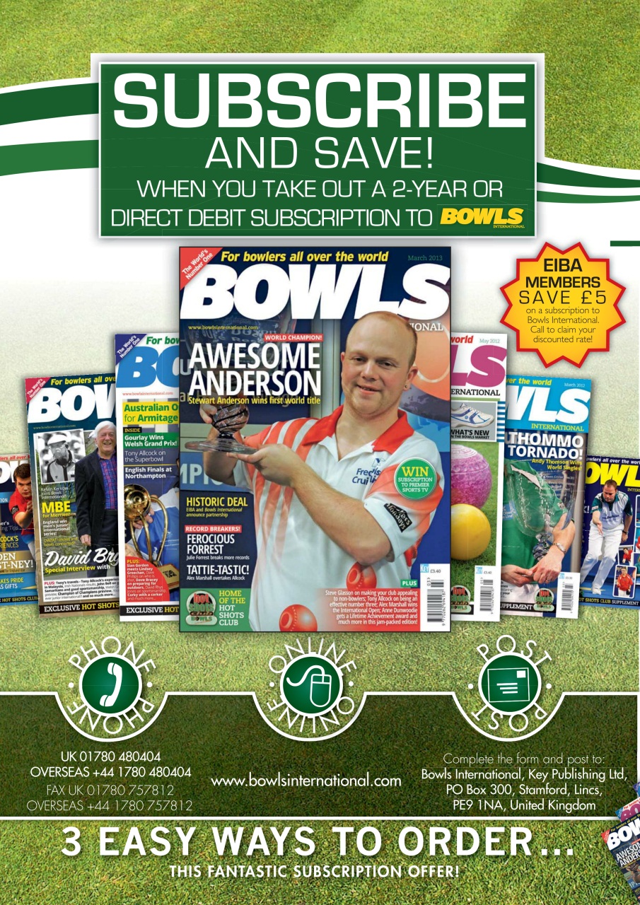 Bowls International Preview Pages