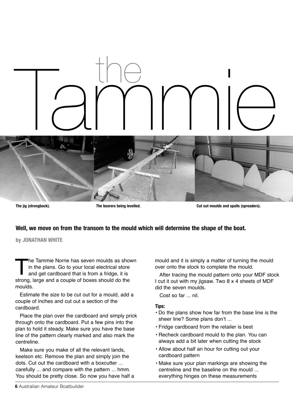 Australian Amateur Boat Builder Preview Pages
