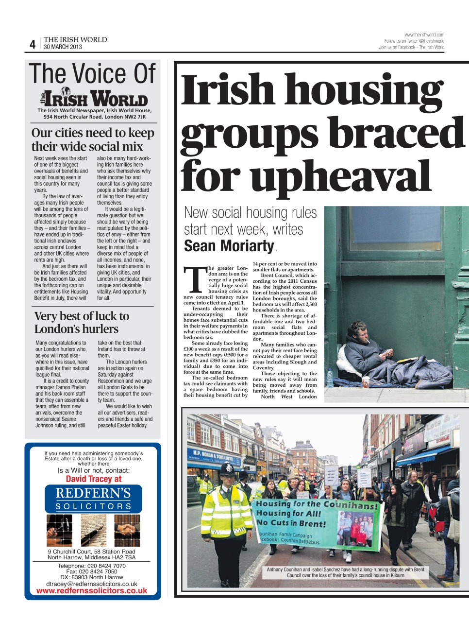 Irish World Preview Pages