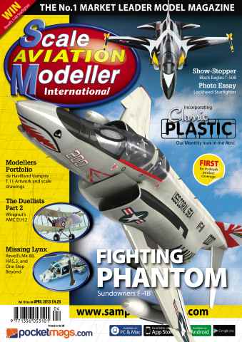 Scale Aviation and Military Modeller International (A) issue SAMI Vol 19 Iss 4 Apr 2013