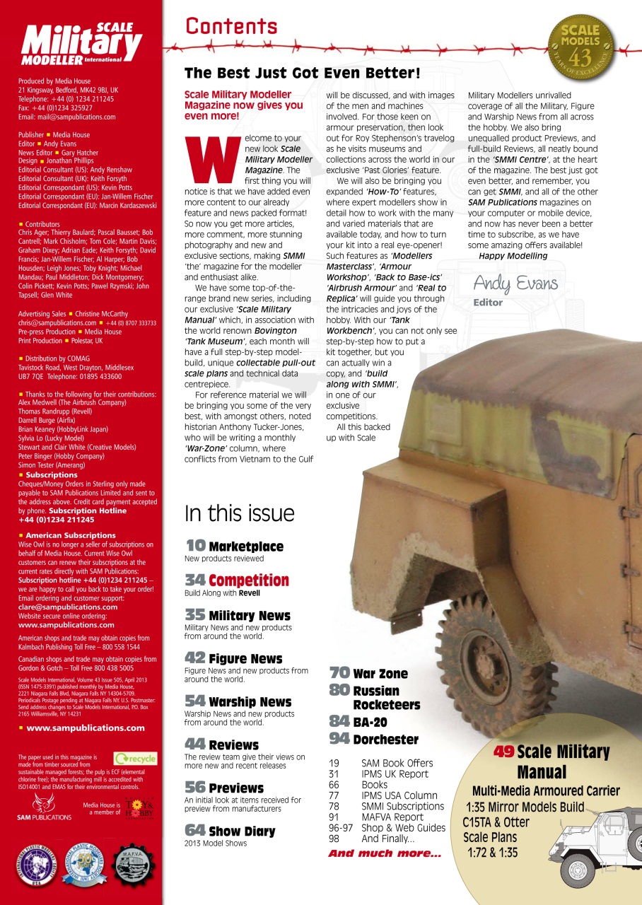 Scale Aviation and Military Modeller International (M) Preview Pages