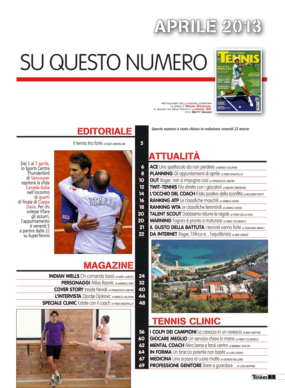 Il Tennis Italiano Preview Pages