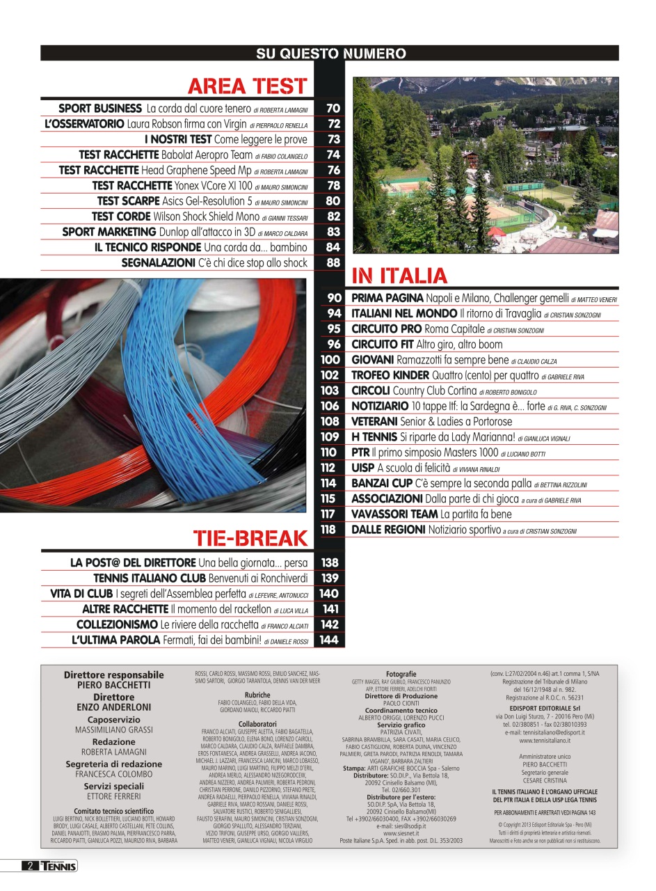 Il Tennis Italiano Preview Pages
