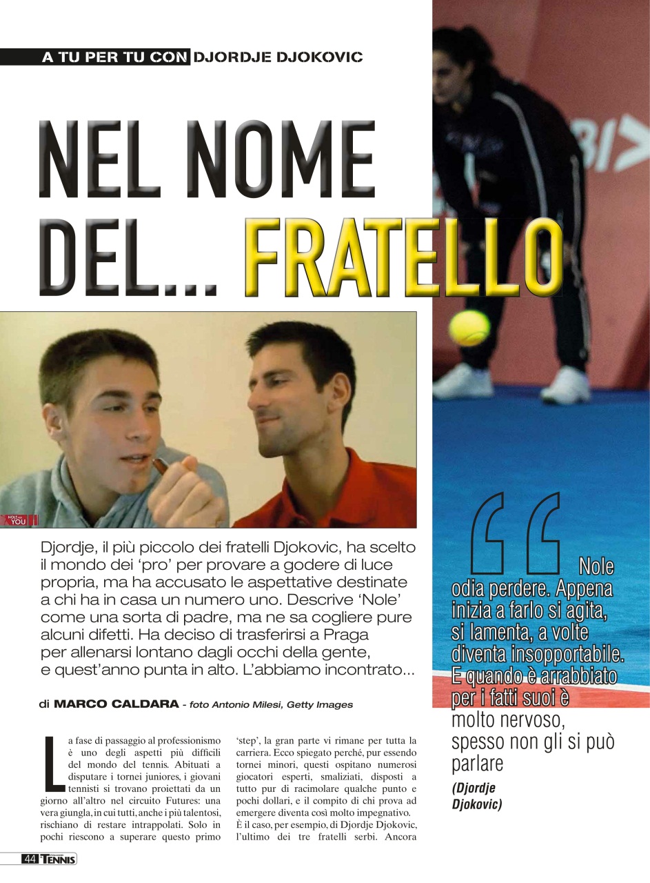 Il Tennis Italiano Preview Pages