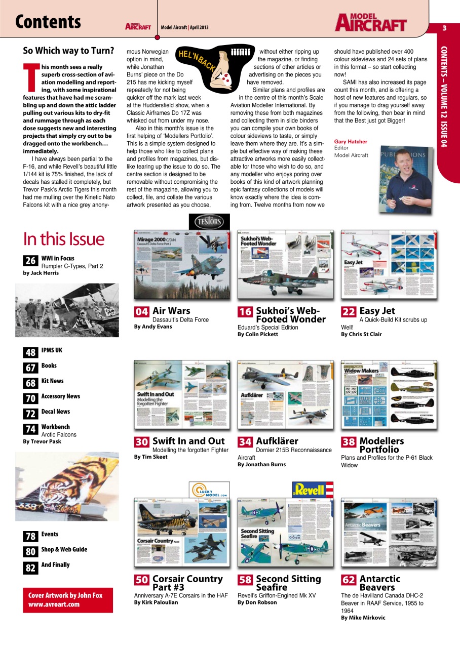 Model Aircraft Preview Pages