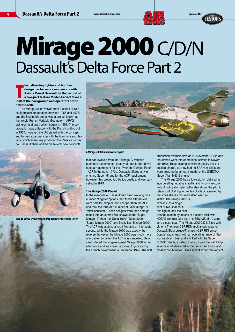 Model Aircraft Preview Pages