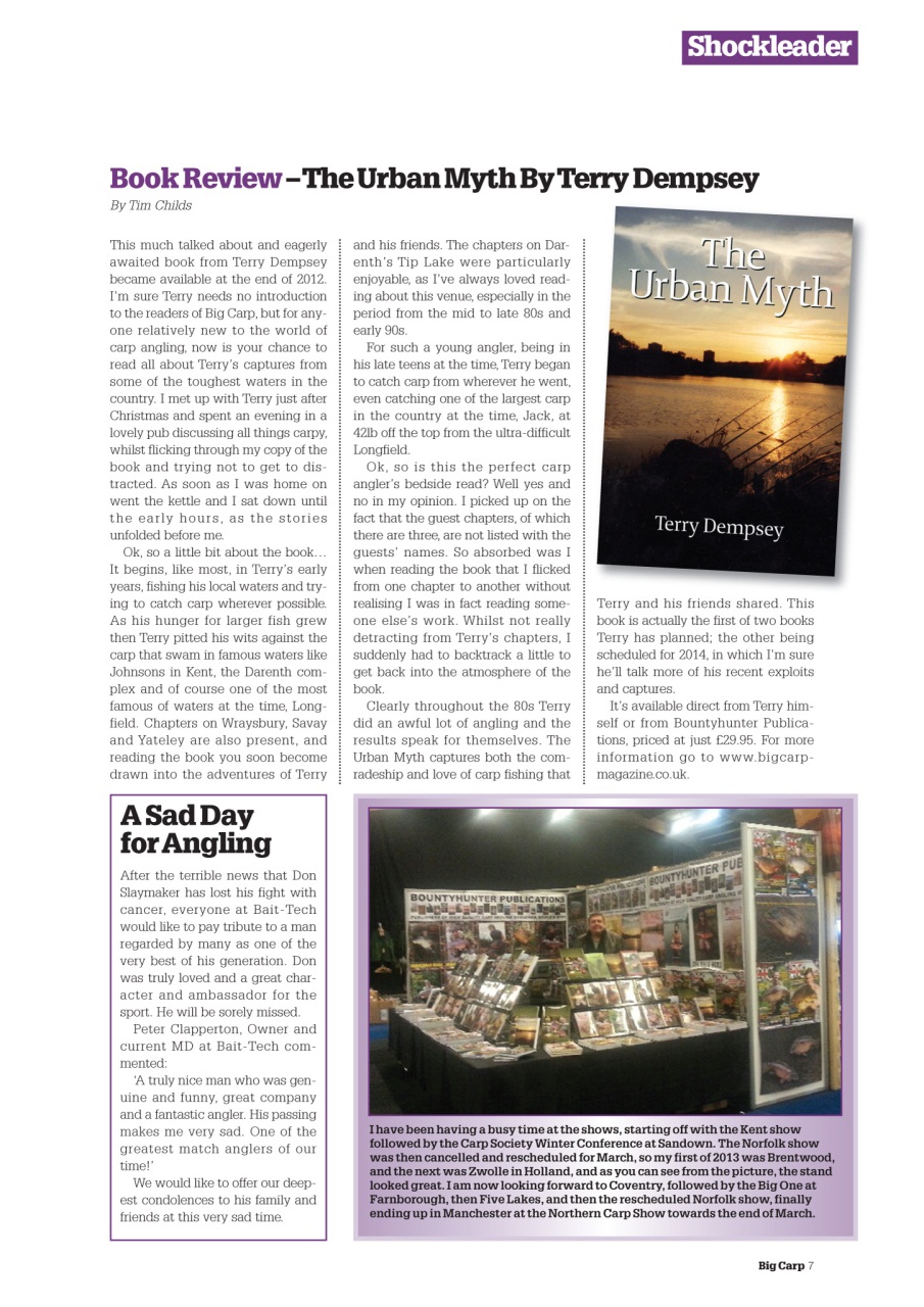 Big Carp Magazine Preview Pages