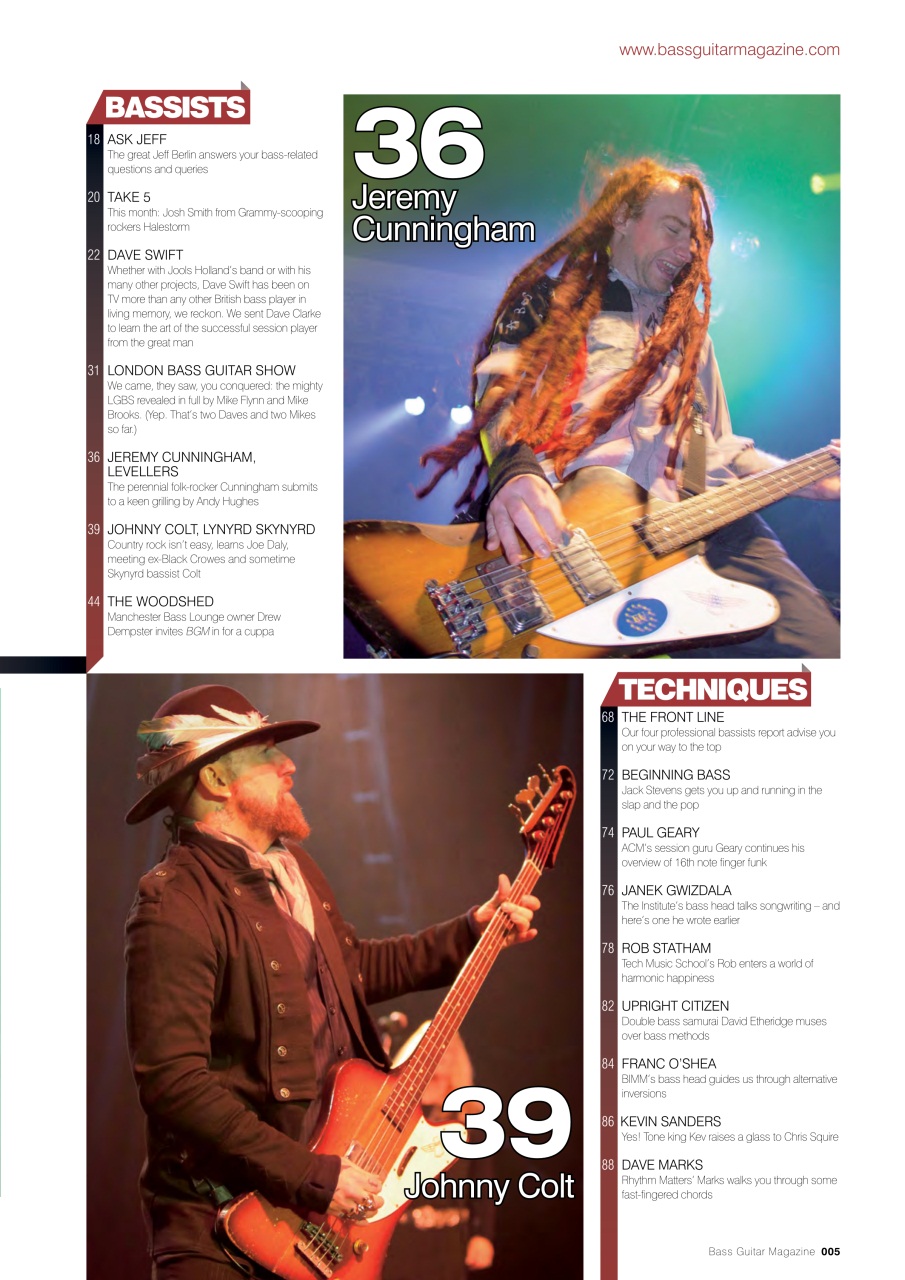 Bass Player UK Preview Pages