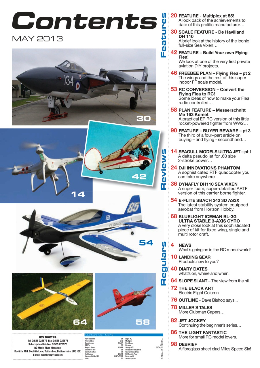 Radio Control Model Flyer Preview Pages