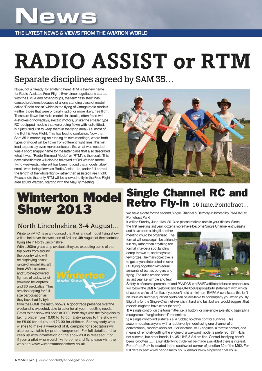 Radio Control Model Flyer Preview Pages